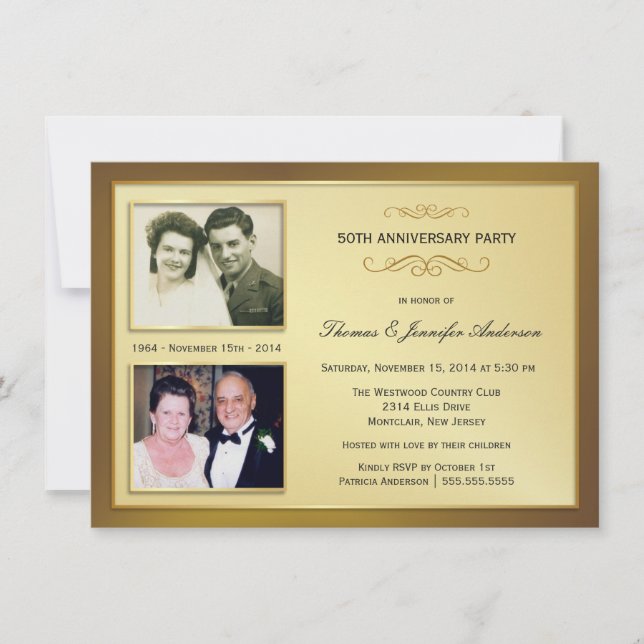 Invitaciones a la foto del 50° aniversario del pas (Anverso)