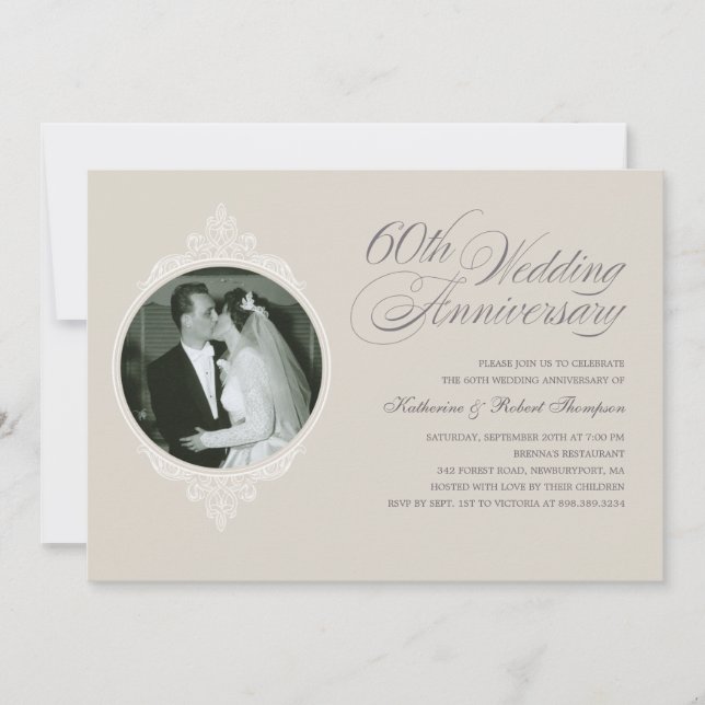 Invitaciones a la foto del 60º aniversario del Clá (Anverso)