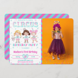 Invitaciones a la foto del cumpleaños del Carnaval