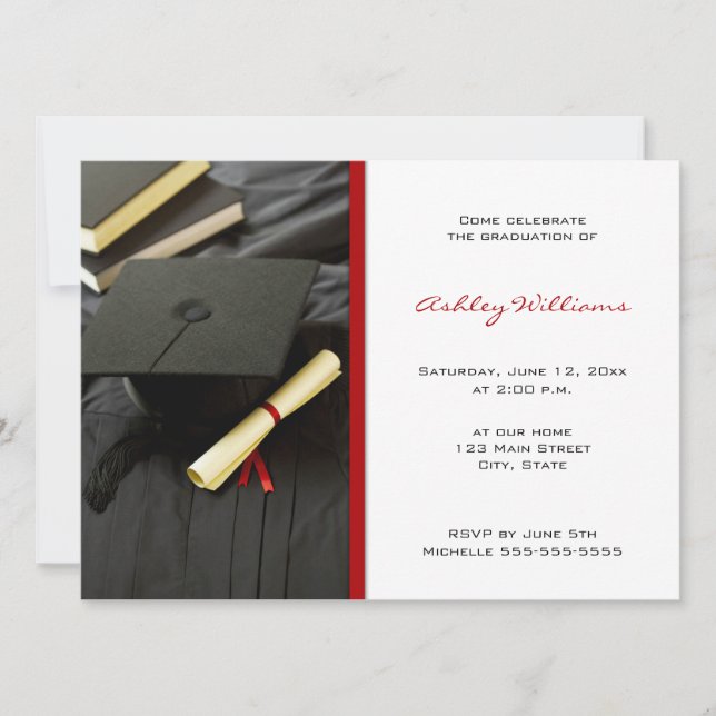 Invitaciones a la graduación (Anverso)