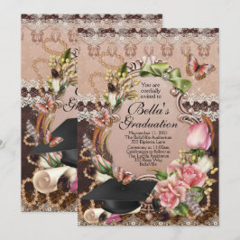 Invitaciones a la graduación de Chicas