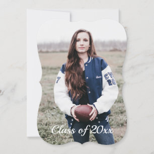 Invitaciones a la graduación fotográfica: Feminina