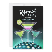 Invitaciones a la jubilación de tostadas festivas