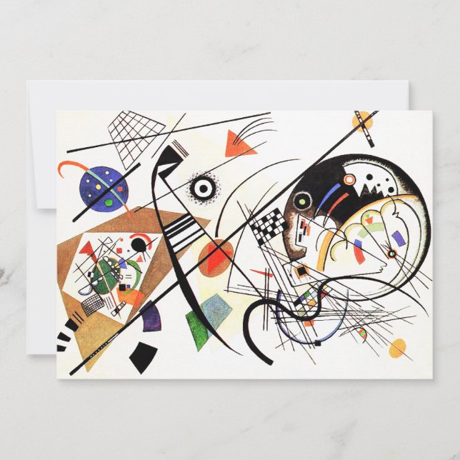 Invitaciones a la línea transitoria de Kandinsky (Anverso)