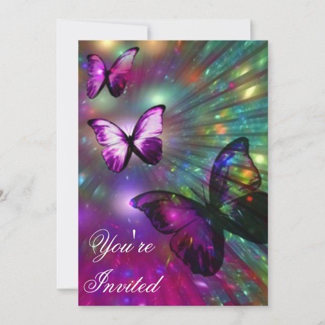 Invitaciones a la mariposa (Anverso)