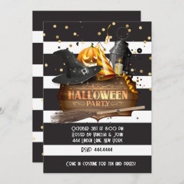 Invitaciones a la Moda de Halloween Party