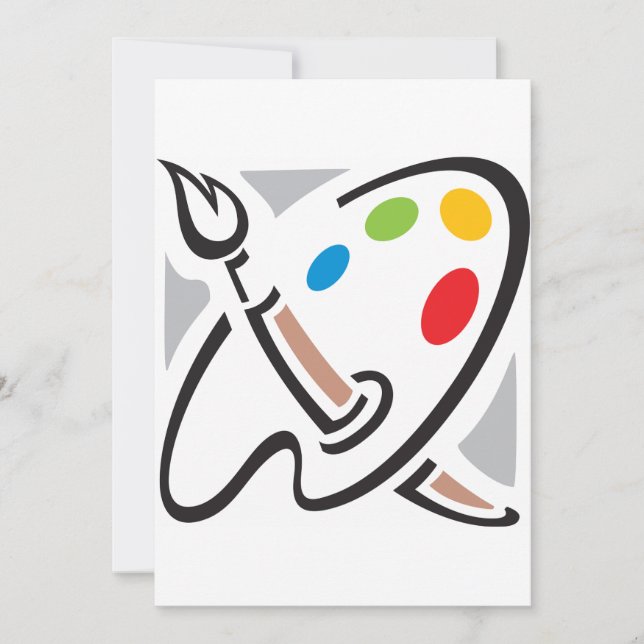 Invitaciones a la paleta de pintores (Anverso)