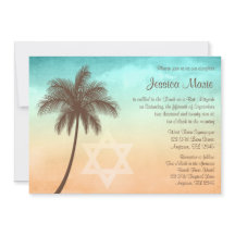 Invitaciones a la Palm Tree Bat Mitzvah