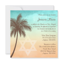 Invitaciones a la Palm Tree Bat Mitzvah