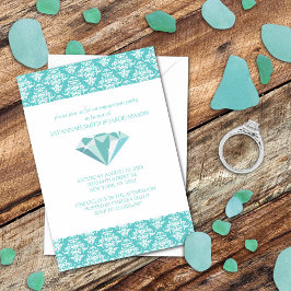 Invitaciones a la Parte de compromiso (Verde azula