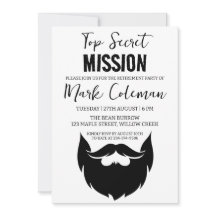 invitaciones a la parte de retiro por sorpresa de