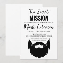 invitaciones a la parte de retiro por sorpresa de