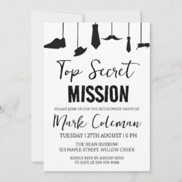 invitaciones a la parte de retiro por sorpresa de