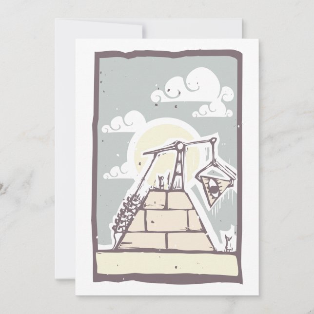 Invitaciones a la pirámide masónica (Anverso)