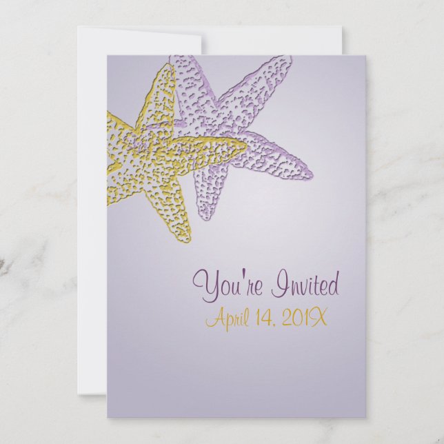 Invitaciones a la playa DIY/cualquier ocasión (Anverso)