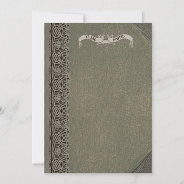 Invitaciones a la portada de libros medievales (Anverso)