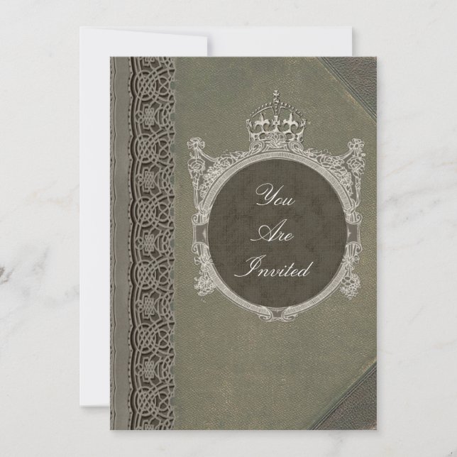 Invitaciones a la portada de libros medievales (Anverso)