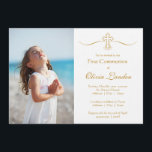 Invitaciones a la Primera Comunión<br><div class="desc">Envía este hermoso diseño fotográfico a todos tus invitados invitándolos a una Primera Comunión. Carga tu foto e ingresa tu información del evento.</div>