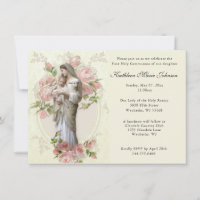 Invitaciones a la Primera Comunión de la María Cat