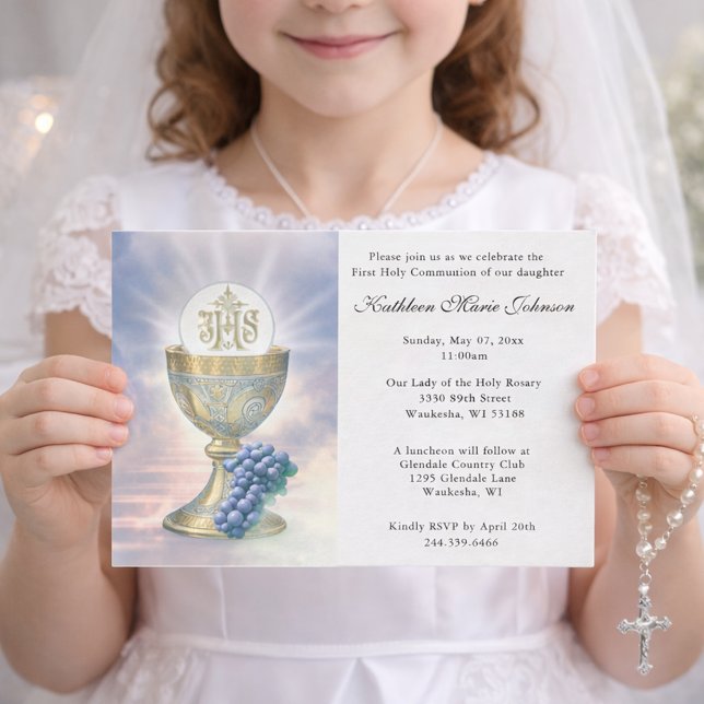Invitaciones a la Primera Comunión del Jesús Catól (Subido por el creador)