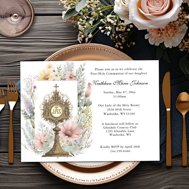 Invitaciones a la Primera Comunión del Jesús Catól (Subido por el creador)