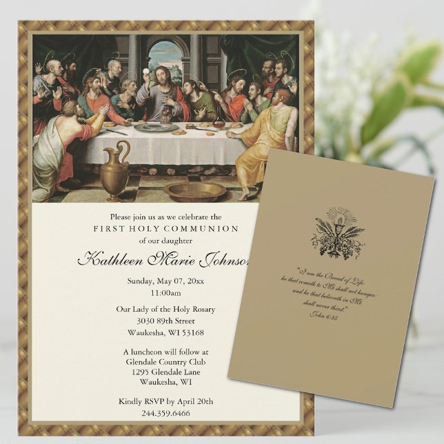 Invitaciones a la Primera Comunión del Jesús Catól (Subido por el creador)