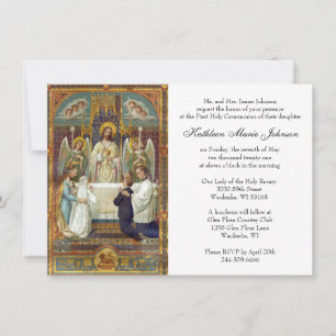 Invitaciones a la Primera Comunión del Jesús Catól