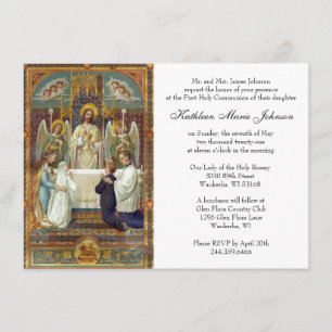 Invitaciones a la Primera Comunión del Jesús Catól