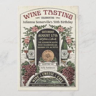 Invitaciones a la prueba de vinos v.2