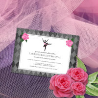 Invitaciones a la recepción de ballet