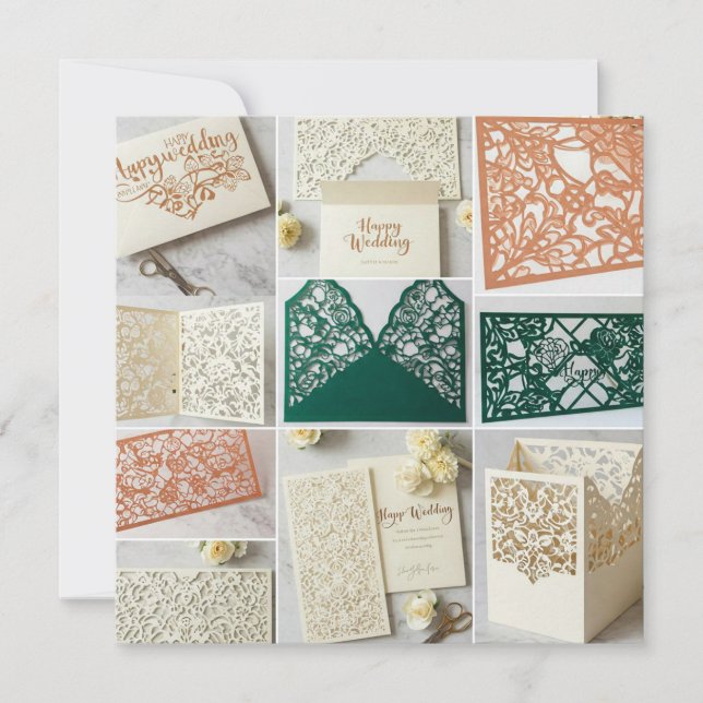Invitaciones a la recepción de bodas (Anverso)