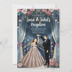 Invitaciones a la recepción digital de bodas india