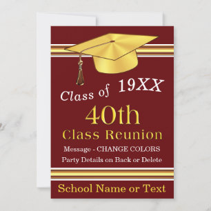 Invitaciones a la reunión de clase de 40 años, COL