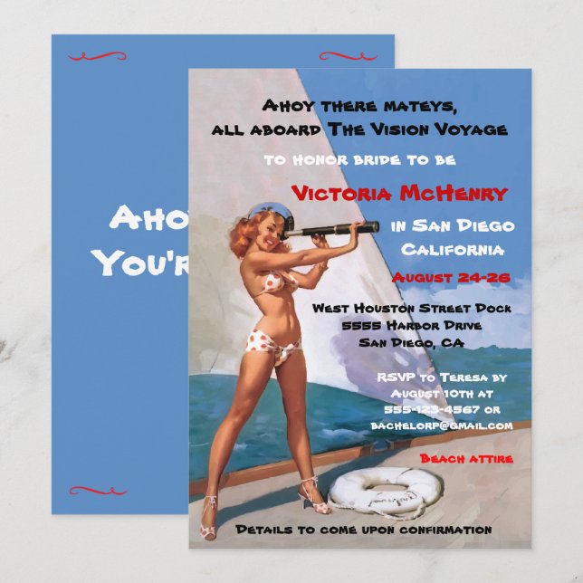 Invitaciones a la reunión de fin de semana de Bach (Anverso / Reverso)