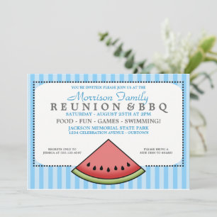 Invitaciones a la Reunión de la Familia Watermelon