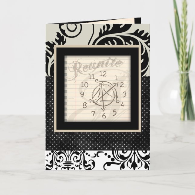 Invitaciones a la Reunión de Reloj (Anverso)