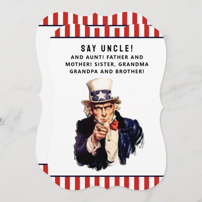 Invitaciones a la Reunión Familiar (Anverso / Reverso)