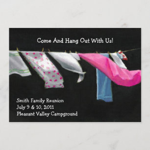 Invitaciones a la Reunión Familiar: Colgar fuera (