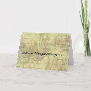 Invitaciones a la reunión familiar de Antique Shab