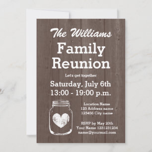 Invitaciones a la reunión familiar de la familia d