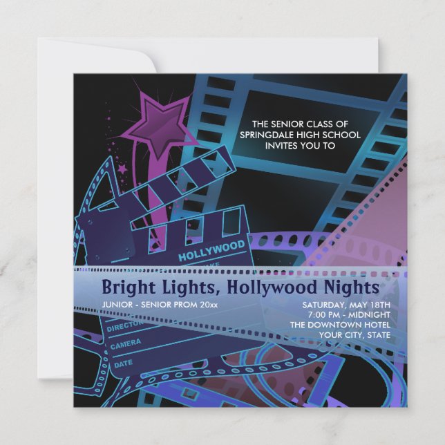 Invitaciones a la sala de baile de Hollywood (Anverso)