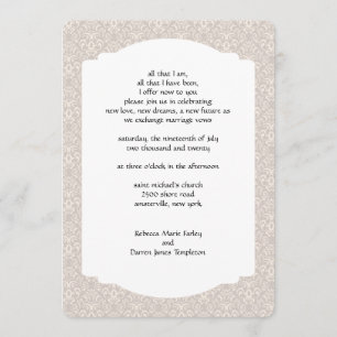 Invitaciones a la Segunda Boda Matrimonial de Fanc
