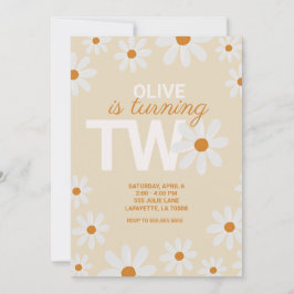 Invitaciones a la segunda fiesta de cumpleaños de 