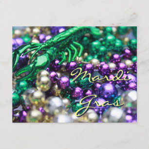 Invitaciones a la tarjeta de Fiesta de Mardi Gras