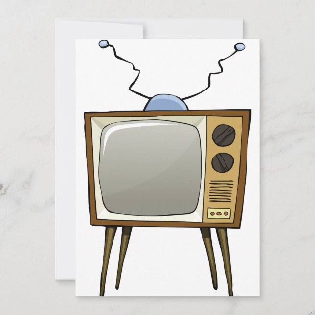 Invitaciones a la televisión retro (Anverso)