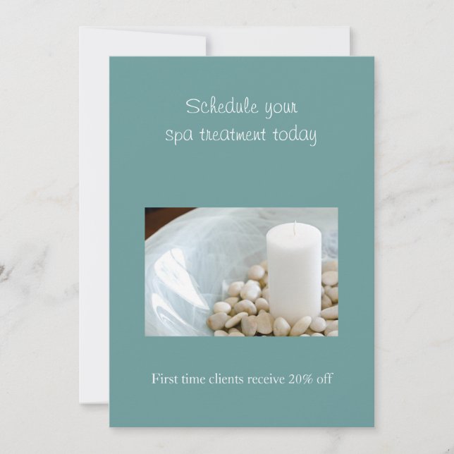 Invitaciones a la Vela con Rocas del Río (Anverso)