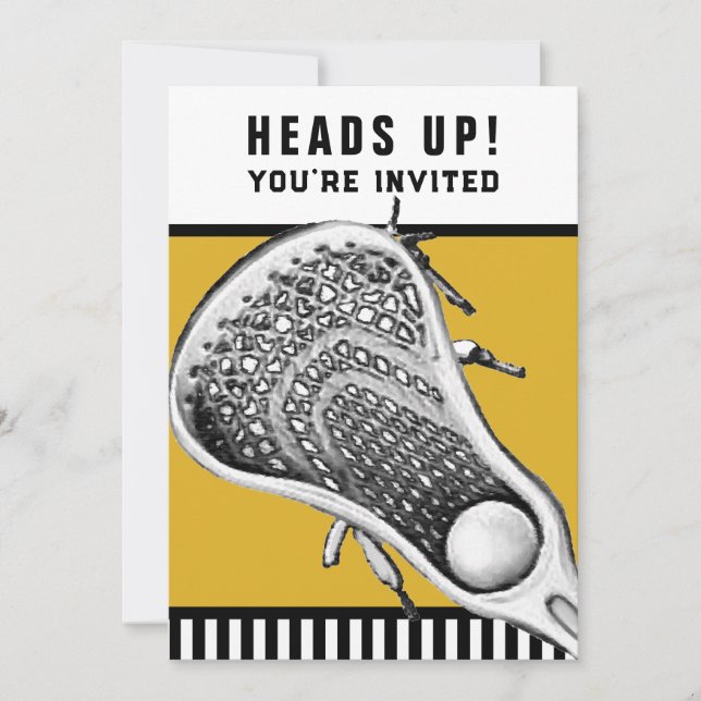 Invitaciones a Lacrosse (Anverso)