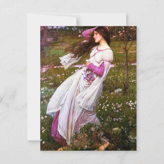 Invitaciones a las flores de invierno de la casa d (Anverso)