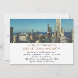 Invitaciones a los cumpleaños 30 de Chicago