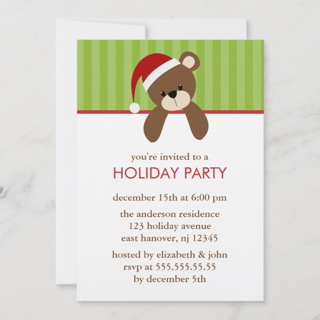 Invitaciones a los navidades (Anverso)